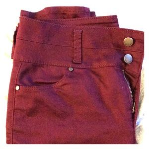 Purple jean pants